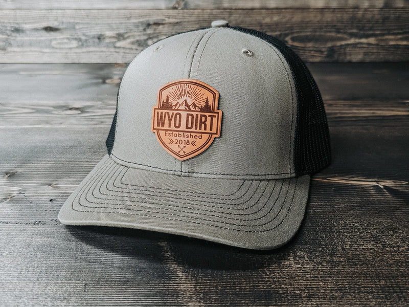 Leather Patch Logo Hat